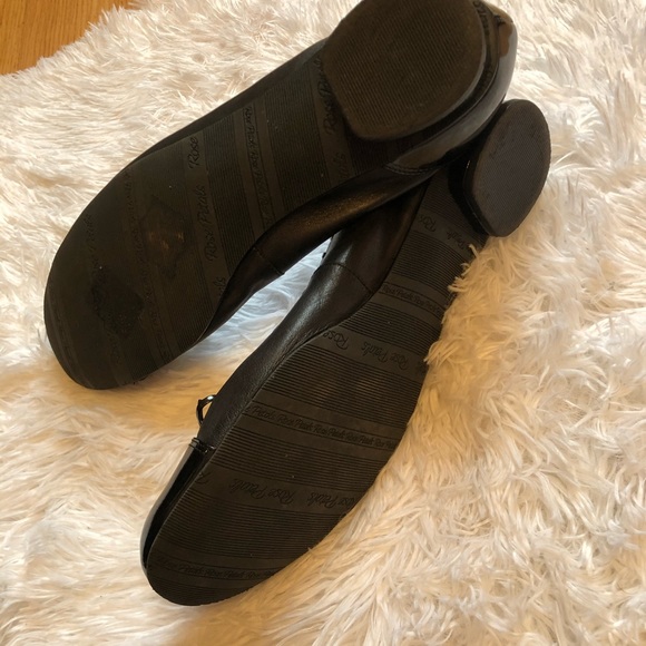 Rose Petals by Walking Cradles Black Bow Tie flats - Picture 6 of 7